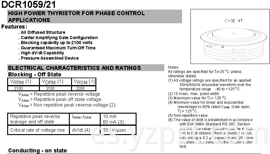 HIGH POWER THYRISTOR PHASE CONTROL